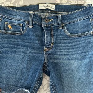 Abercrombie & Fitch Women's Cropped Denim Jeans